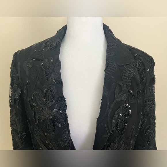 Fashion Nova Ava Sequin Embellished Blazer
Black Medium NWT - Picture 7 of 12